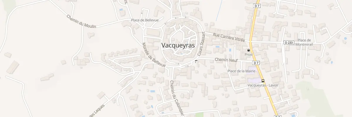 Plan du 5205 Village à Vacqueyras