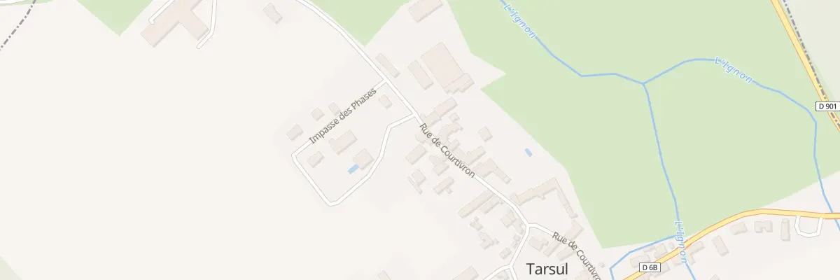 Plan du 9003 Rue de Courtivron à Tarsul