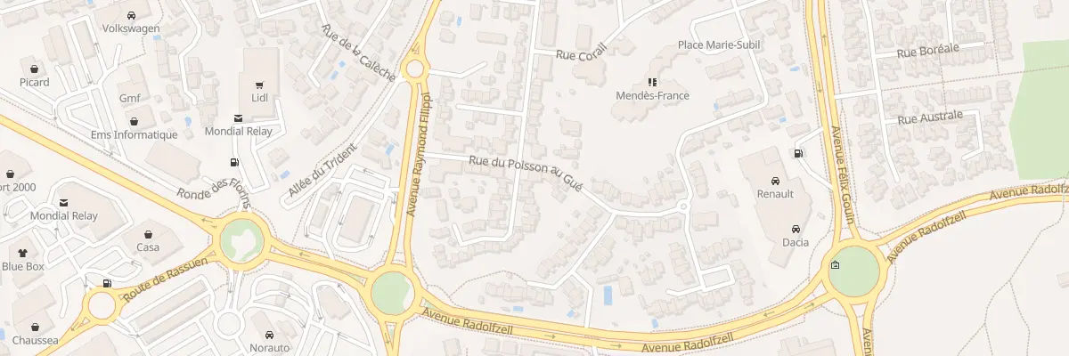 Plan du 6 Rue du Poisson au Gué à Istres
