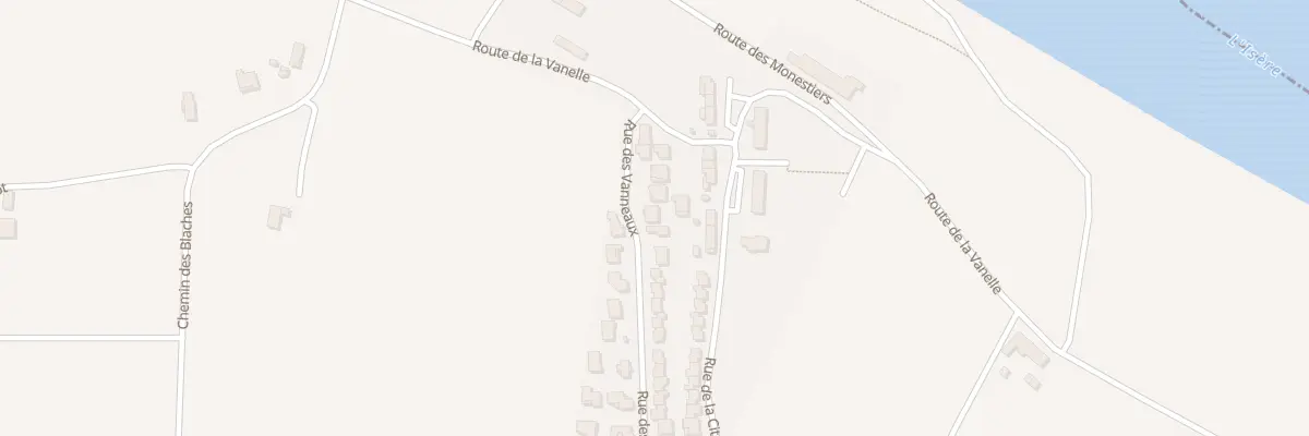 Plan du 85 Rue des Vanneaux à Châteauneuf-sur-Isère