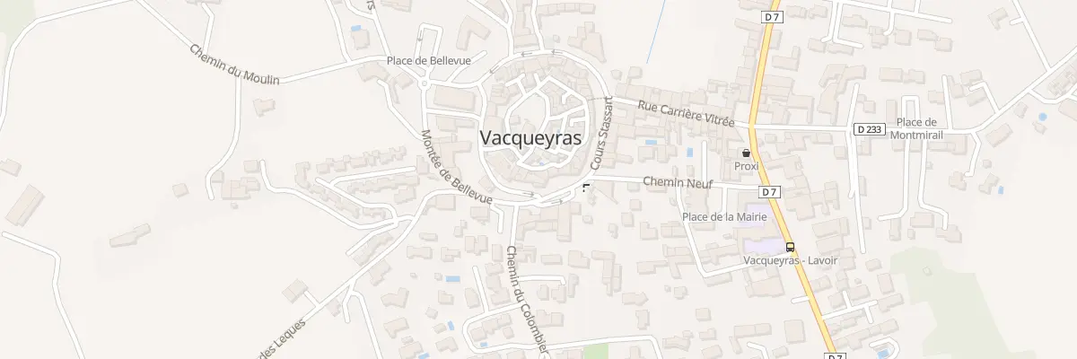 Plan du 5206 Village à Vacqueyras