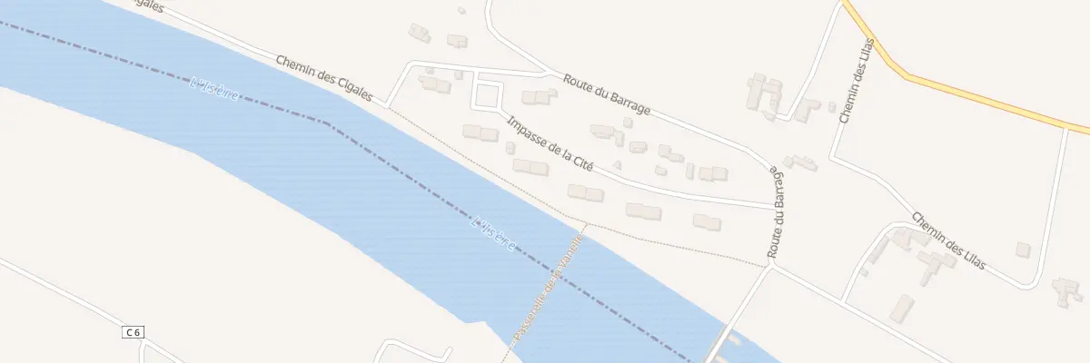 Plan du 13 Imp de la Cité à Granges-les-Beaumont