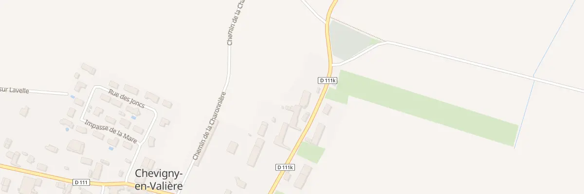 Plan du 5 Rue de la Chapelle à Chevigny-en-Valière