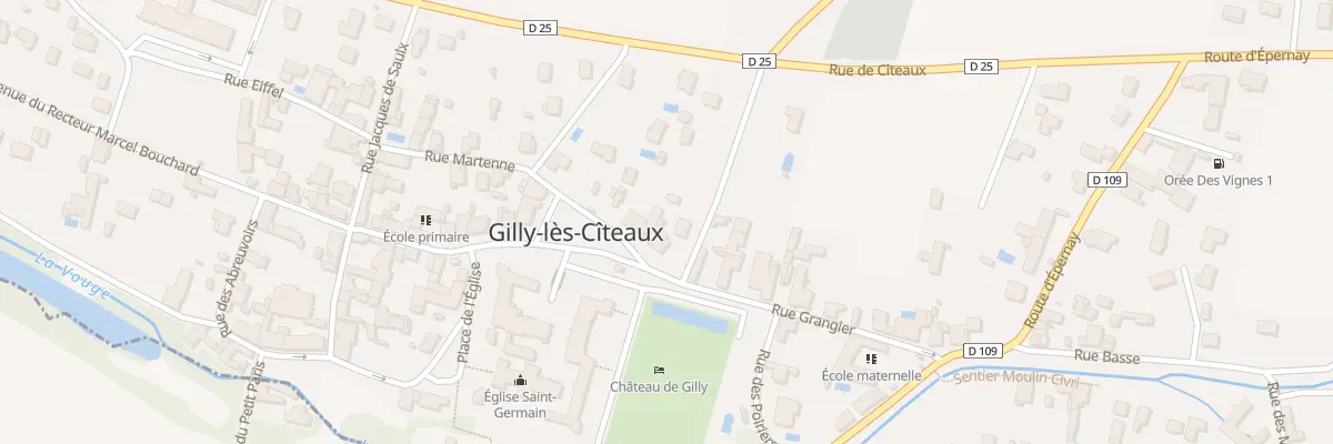 Plan du 29 Pl du Château à Gilly-lès-Cîteaux