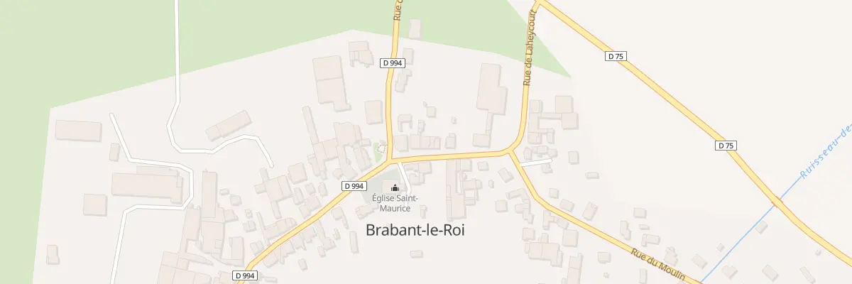 Plan du 12 Rue Favarde à Brabant-le-Roi