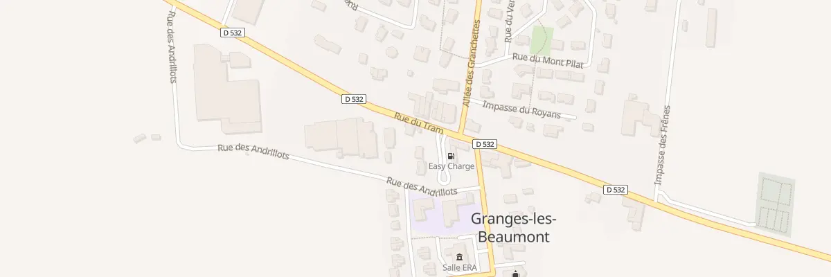 Plan du 1075 Rue du Tram à Granges-les-Beaumont