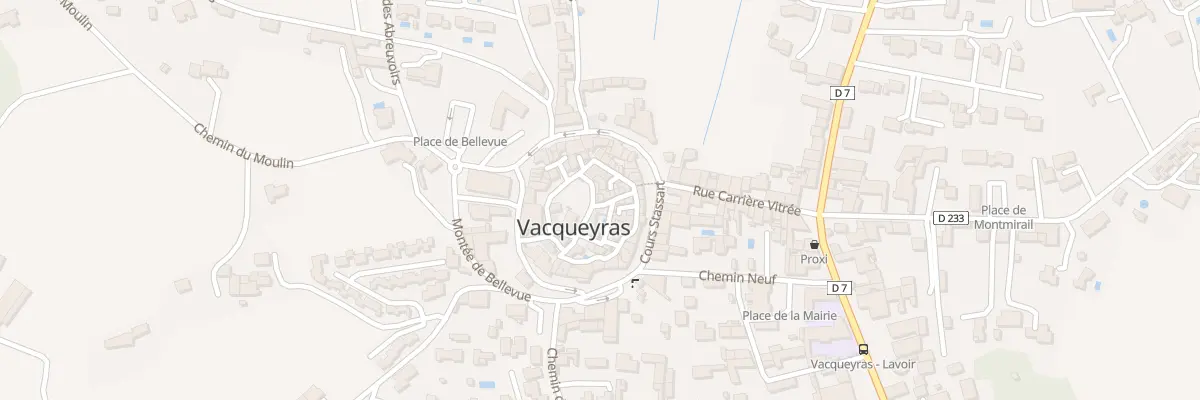 Plan du 34B Rue du Château à Vacqueyras