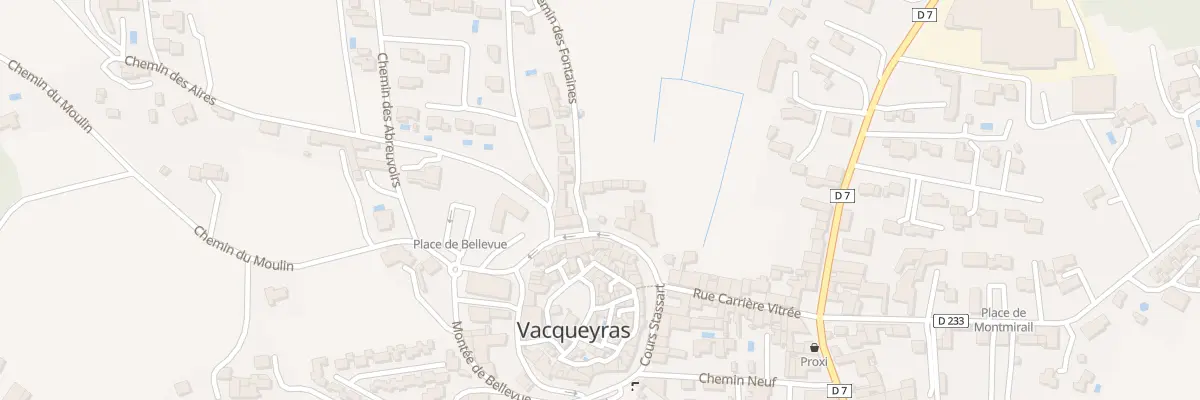 Plan du 5130 Les Pradets à Vacqueyras
