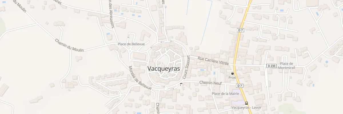 Plan du 34C Rue du Château à Vacqueyras