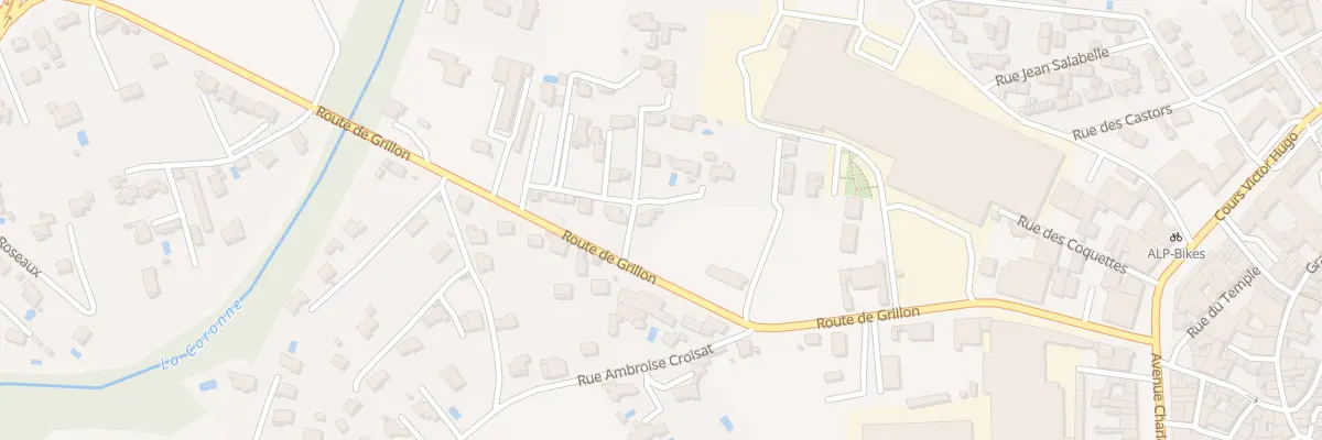 Plan du 40 Rte de Grillon (ancienne) à Valréas