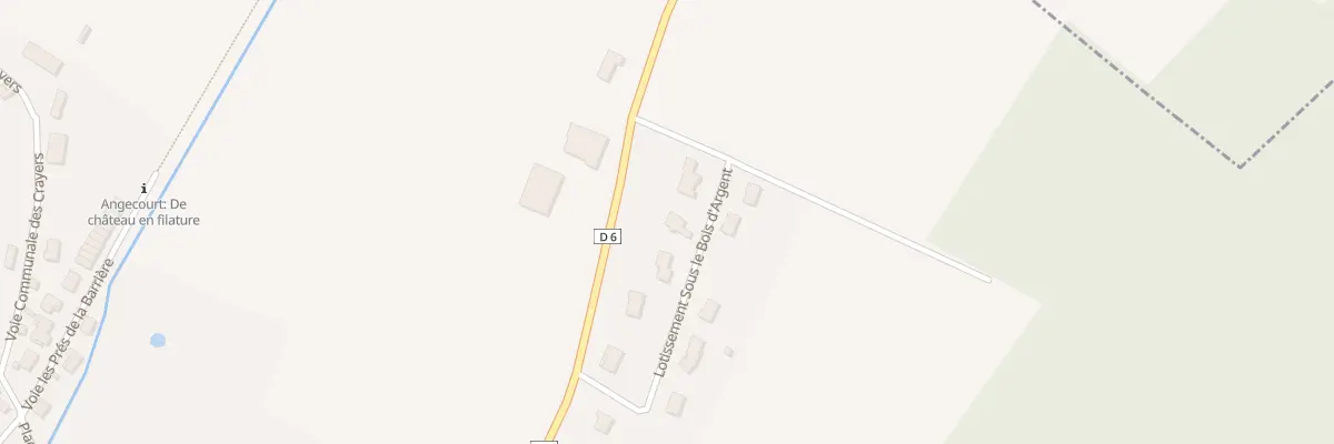 Plan du 7 Lot sous le Bois Pied d’Argent à Raucourt-et-Flaba