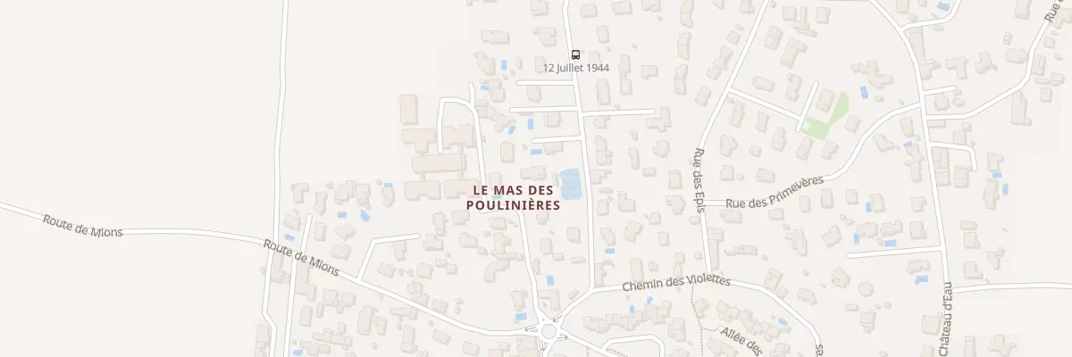 Plan du 16 Rue du 12 Juillet à Toussieu
