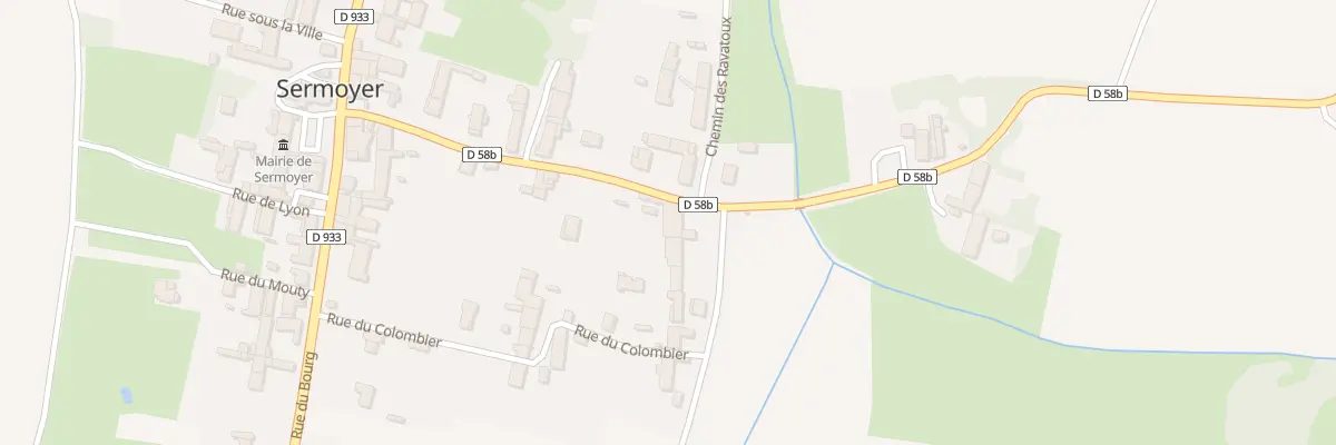 Plan du 18 Che des Juillets à Sermoyer