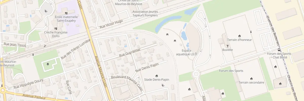 Plan du 12 Rue Guynemer à Saint-Maurice-de-Beynost