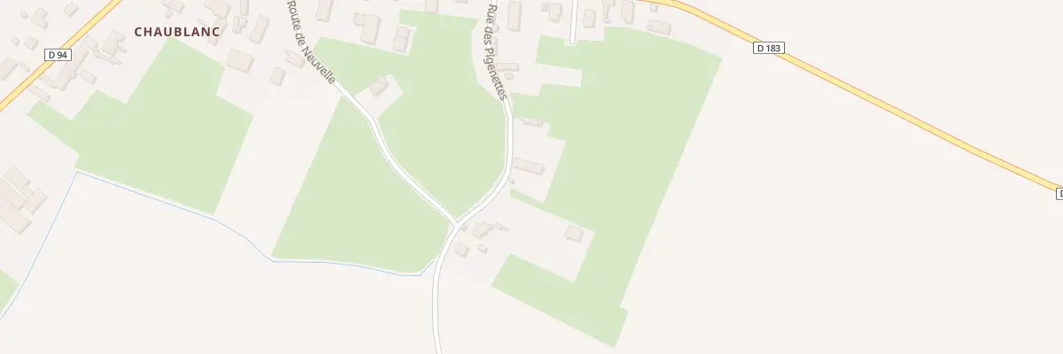 Plan du 8 Rue des Pigenettes à Saint-Gervais-en-Vallière