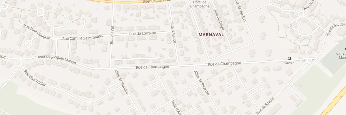 Plan du 22 Rue d’Alsace à Saint-Dizier