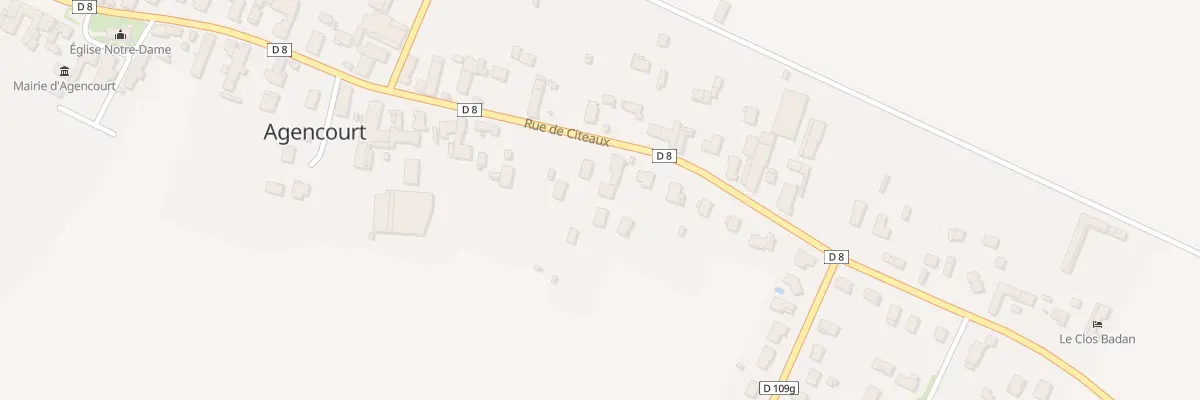 Plan du 18C Rue de Citeaux à Agencourt