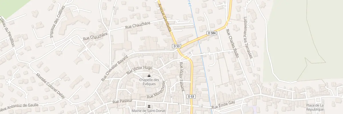 Plan du 69 Rue Victor Hugo à Saint-Donat-sur-l’Herbasse