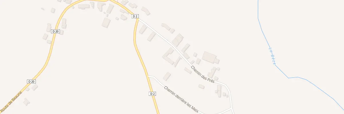 Plan du 14 Che des Prés à Villy-le-Moutier