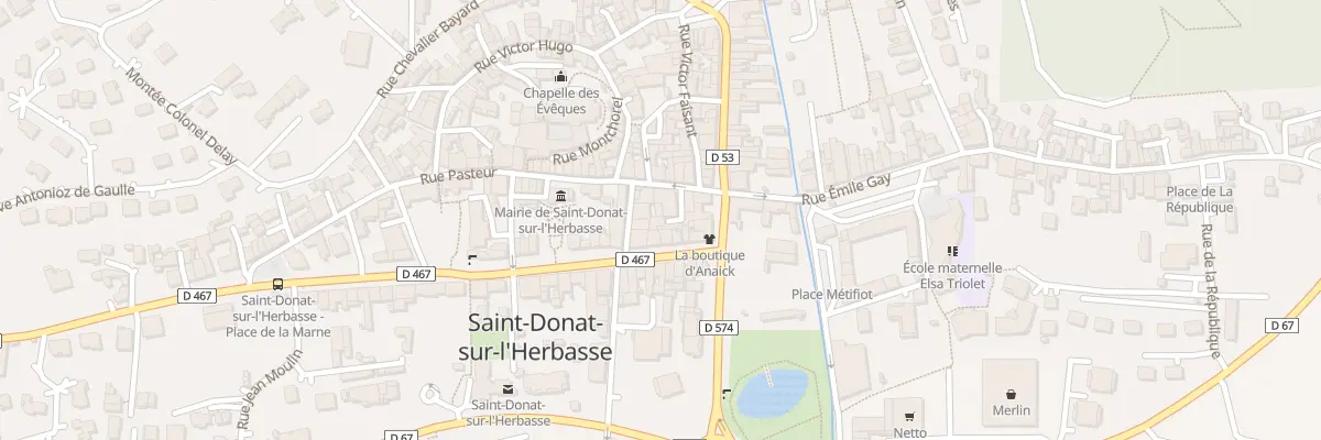 Plan du 2 Rue Georges Bodin à Saint-Donat-sur-l’Herbasse