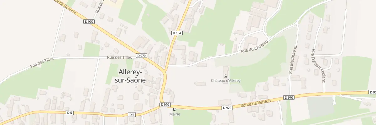 Plan du 3 Rue du Chateau à Allerey-sur-Saône