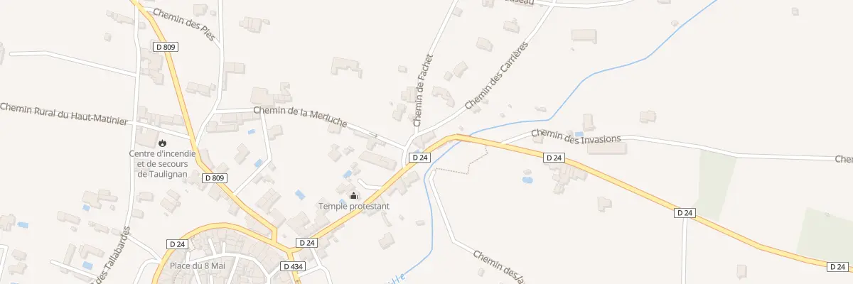 Plan du 5285 Le Bourg à Taulignan