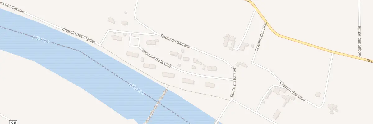 Plan du 6 Cité la Vanelle à Granges-les-Beaumont