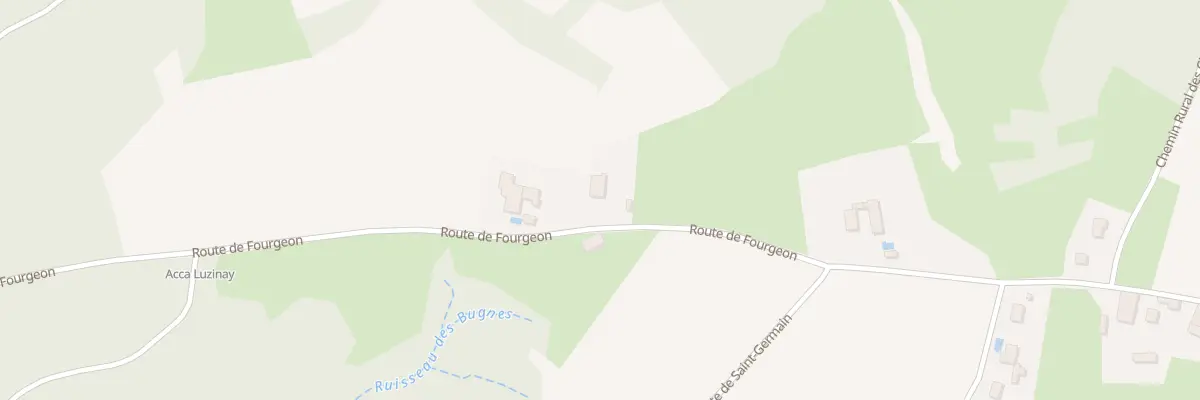 Plan du 1651 Rte de Fourgeon à Luzinay