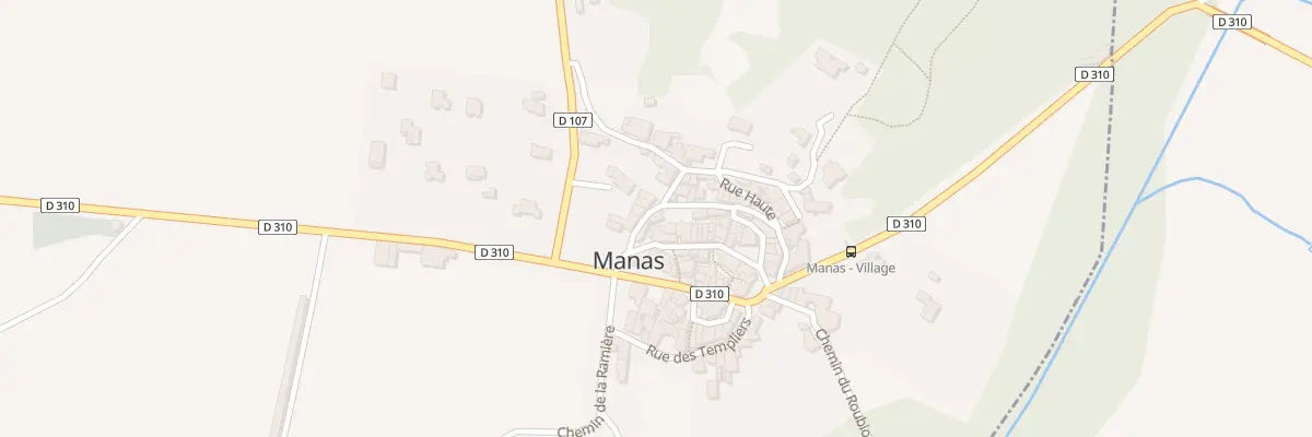Plan du 145 Rue des Remparts à Manas