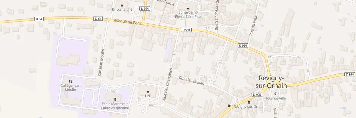 Plan du 8 Rue des Chanoines à Revigny-sur-Ornain