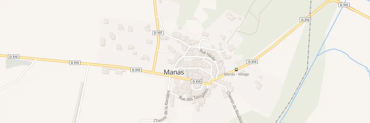Plan du 135 Rue des Remparts à Manas
