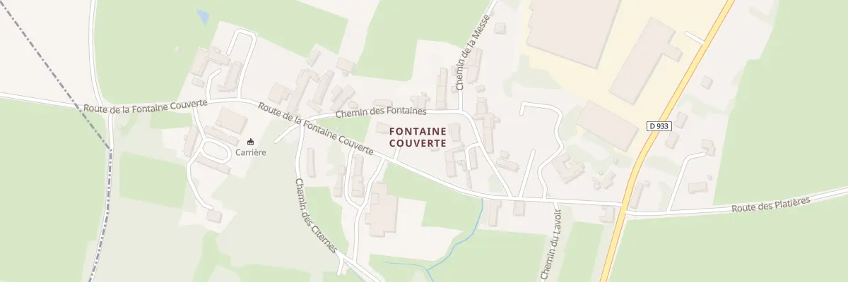 Plan du 69 Chem des Fontaines à Cuisery