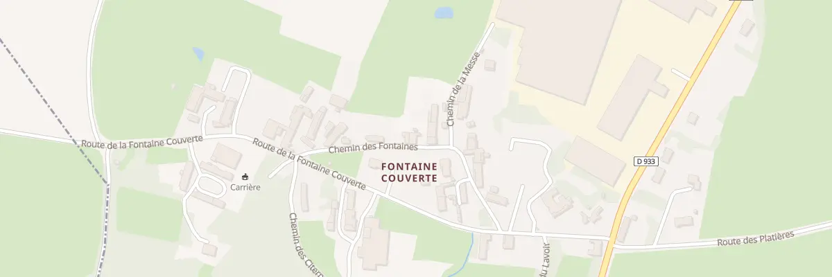 Plan du 130 Che des Fontaines à Cuisery