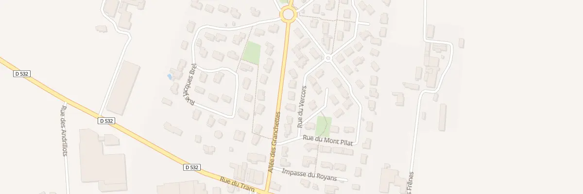 Plan du 7 Rue du Vercors à Granges-les-Beaumont