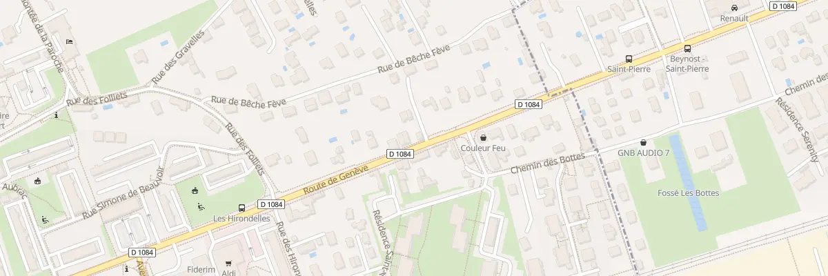 Plan du 61 Rte de Genève à Saint-Maurice-de-Beynost
