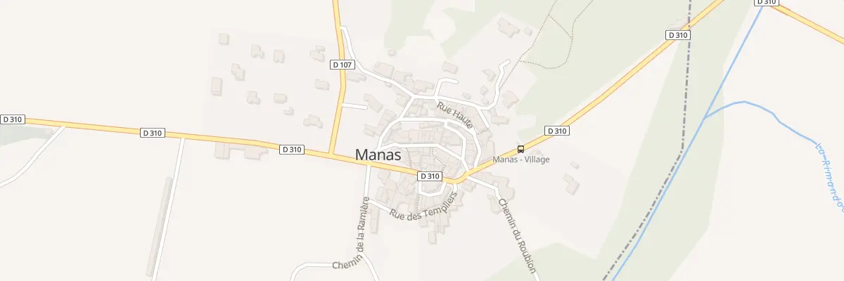 Plan du 5196 Le Village à Manas