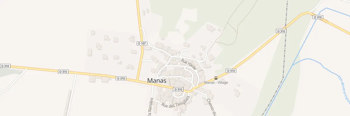 Plan du 5100 Le Village à Manas