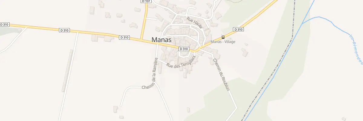 Plan du 50 Rue des Templiers à Manas