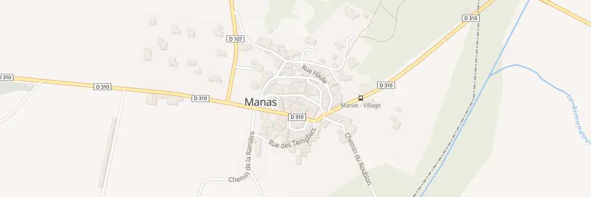 Plan du 5015 Le Village à Manas