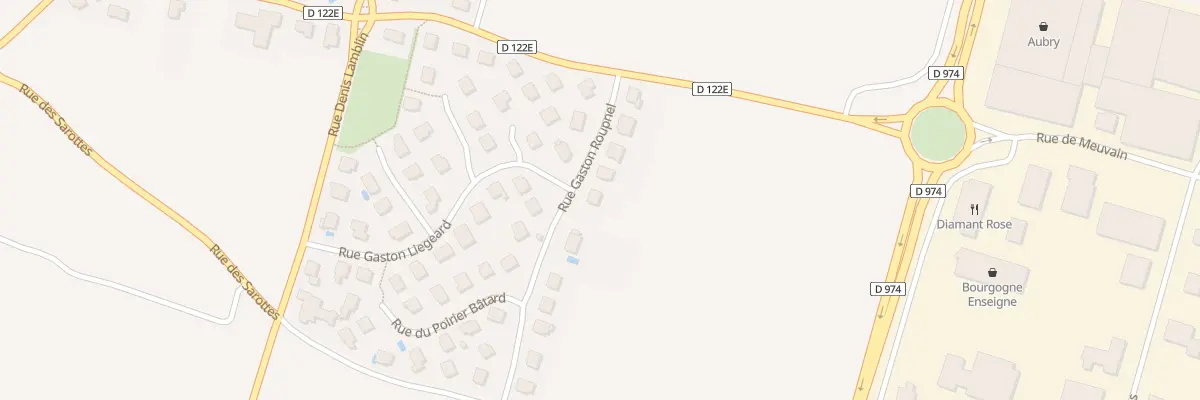 Plan du 9 Rue Gaston Roupnel à Fixin