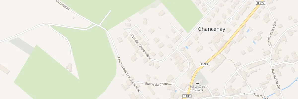 Plan du 4 Rue des Chanterelles à Chancenay