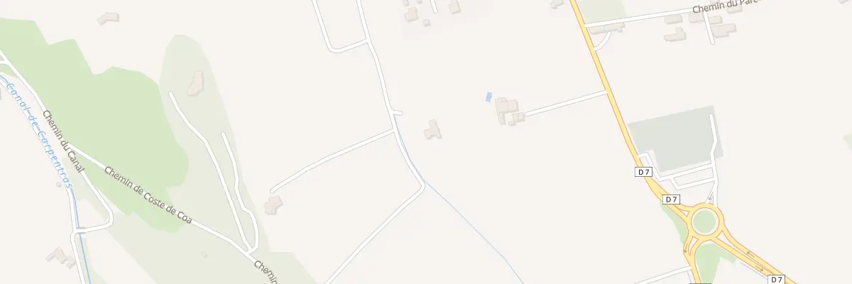 Plan du 258A Che du Colombier à Vacqueyras