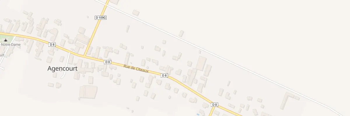 Plan du 25 Rue de Citeaux à Agencourt