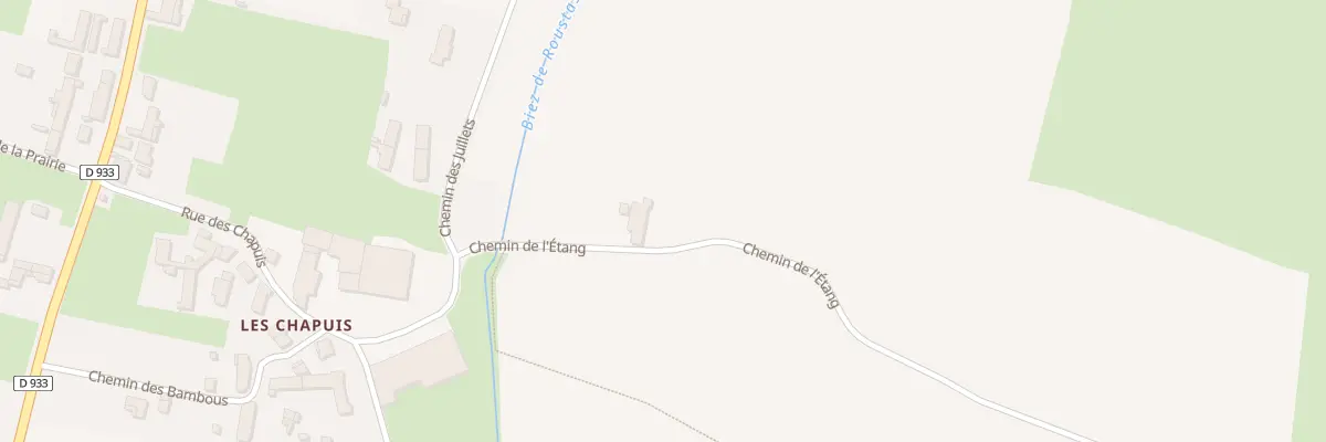 Plan du 189 Che de l’Etang à Sermoyer