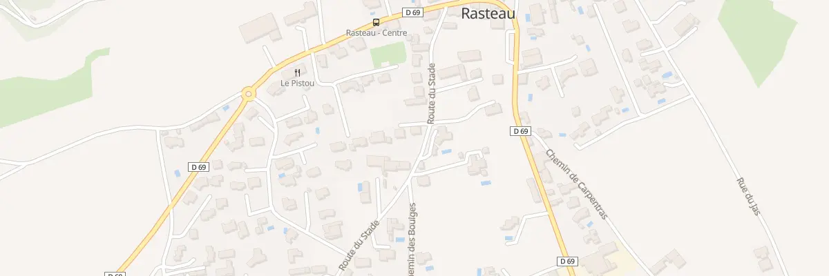 Plan du 5102 Le Rouge à Rasteau