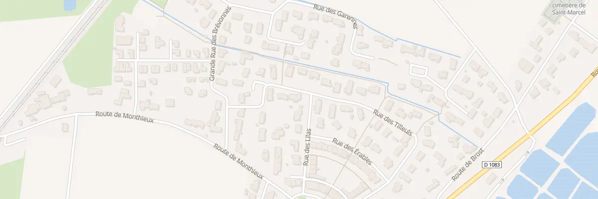 Plan du 27 Rue des Tilleuls à Saint-Marcel