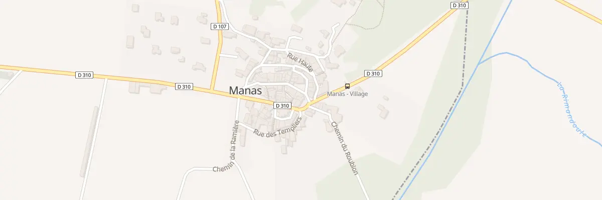 Plan du 5012 Le Village à Manas