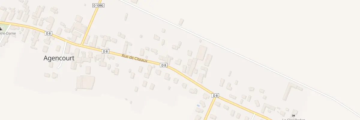 Plan du 27 Rue de Citeaux à Agencourt
