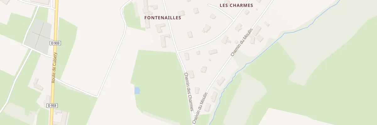 Plan du 160 Che des Charmes à Sermoyer