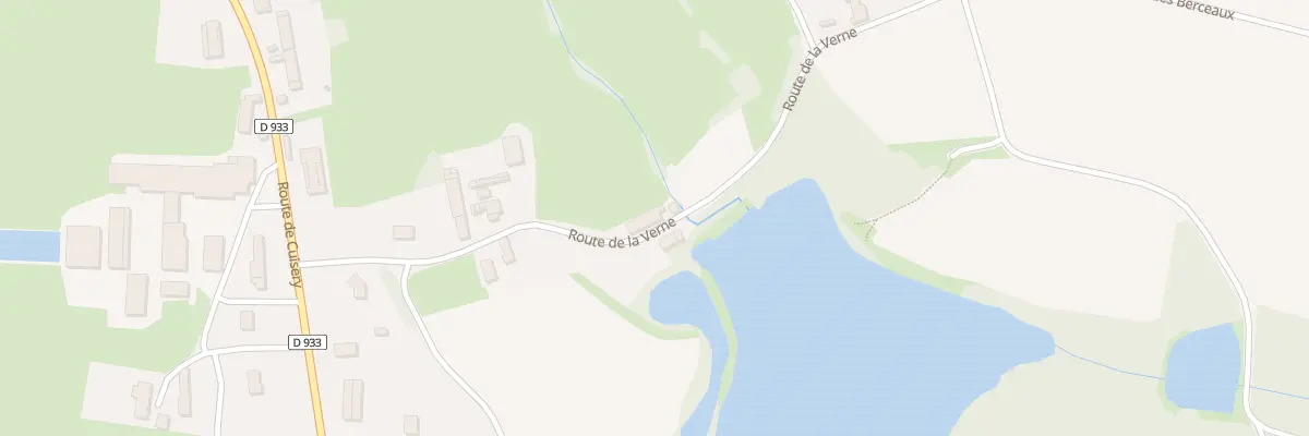 Plan du 11 Rte de la Verne à Baudrières